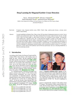 Deep Learning for Diagonal Earlobe Crease Detection