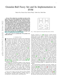 Granular-Ball Fuzzy Set and Its Implementation in SVM