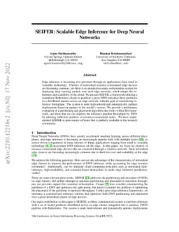 SEIFER: Scalable Edge Inference for Deep Neural Networks