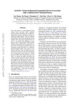 SynGEC: Syntax-Enhanced Grammatical Error Correction with a Tailored
  GEC-Oriented Parser