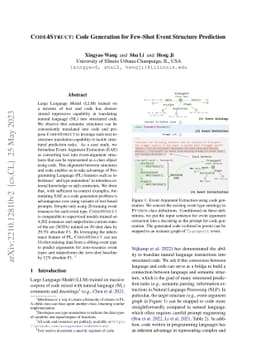 Code4Struct: Code Generation for Few-Shot Event Structure Prediction