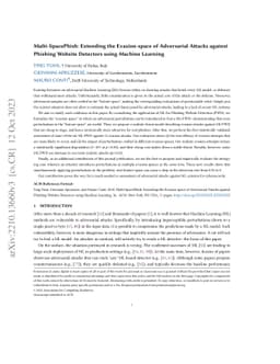 Multi-SpacePhish: Extending the Evasion-space of Adversarial Attacks
  against Phishing Website Detectors using Machine Learning