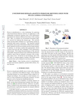 Unsupervised domain-adaptive person re-identification with multi-camera
  constraints