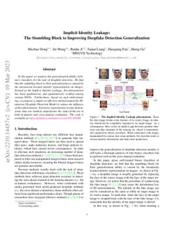 Implicit Identity Leakage: The Stumbling Block to Improving Deepfake
  Detection Generalization