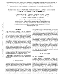 RapidAI4EO: Mono- and Multi-temporal Deep Learning models for Updating
  the CORINE Land Cover Product