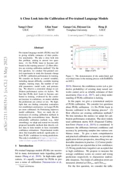 A Close Look into the Calibration of Pre-trained Language Models