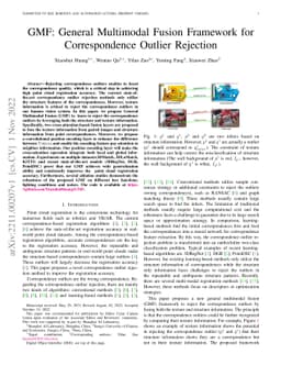 GMF: General Multimodal Fusion Framework for Correspondence Outlier
  Rejection