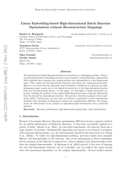 Linear Embedding-based High-dimensional Batch Bayesian Optimization
  without Reconstruction Mappings