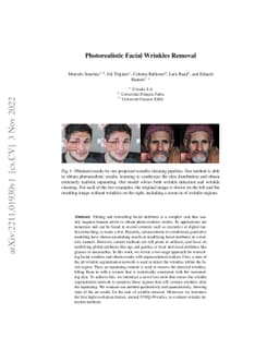 Photorealistic Facial Wrinkles Removal