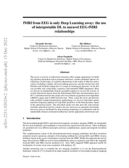 fMRI from EEG is only Deep Learning away: the use of interpretable DL to
  unravel EEG-fMRI relationships