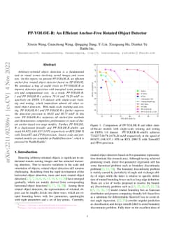 PP-YOLOE-R: An Efficient Anchor-Free Rotated Object Detector