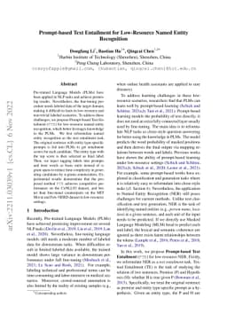 Prompt-based Text Entailment for Low-Resource Named Entity Recognition
