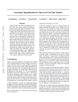 Uncertainty Quantification for Atlas-Level Cell Type Transfer