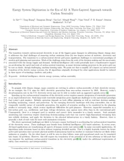 Energy System Digitization in the Era of AI: A Three-Layered Approach
  towards Carbon Neutrality