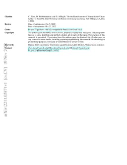 On the Ramifications of Human Label Uncertainty
