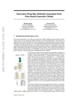 Innovative Drug-like Molecule Generation from Flow-based Generative
  Model