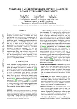 YM2413-MDB: A Multi-Instrumental FM Video Game Music Dataset with
  Emotion Annotations