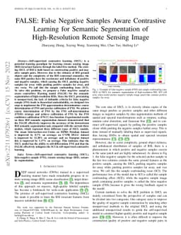 False: False Negative Samples Aware Contrastive Learning for Semantic
  Segmentation of High-Resolution Remote Sensing Image