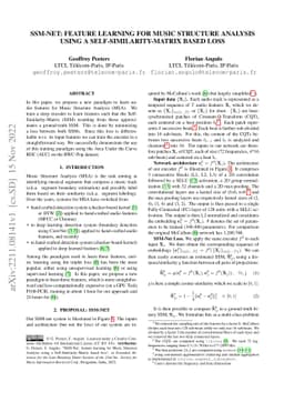 SSM-Net: feature learning for Music Structure Analysis using a
  Self-Similarity-Matrix based loss