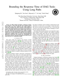 Bounding the Response Time of DAG Tasks Using Long Paths