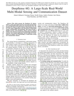DeepSense 6G: A Large-Scale Real-World Multi-Modal Sensing and
  Communication Dataset