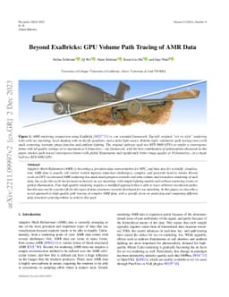 Beyond ExaBricks: GPU Volume Path Tracing of AMR Data