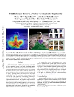CRAFT: Concept Recursive Activation FacTorization for Explainability