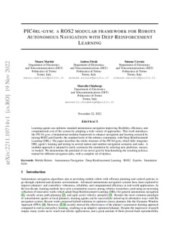 PIC4rl-gym: a ROS2 modular framework for Robots Autonomous Navigation
  with Deep Reinforcement Learning