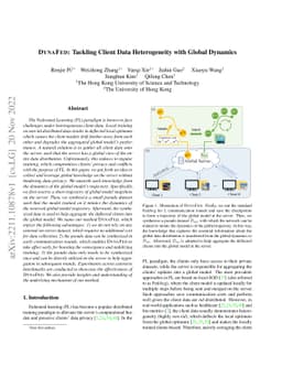 DYNAFED: Tackling Client Data Heterogeneity with Global Dynamics