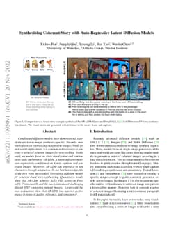Synthesizing Coherent Story with Auto-Regressive Latent Diffusion Models