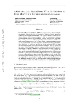 A Generalized EigenGame with Extensions to Multiview Representation
  Learning