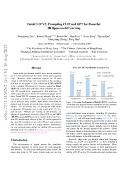 PointCLIP V2: Prompting CLIP and GPT for Powerful 3D Open-world Learning