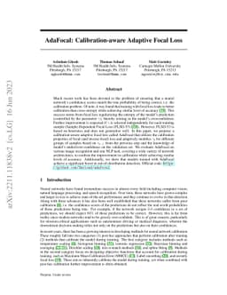 AdaFocal: Calibration-aware Adaptive Focal Loss