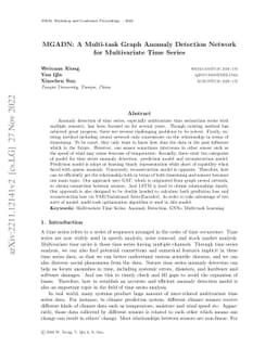 MGADN: A Multi-task Graph Anomaly Detection Network for Multivariate
  Time Series