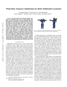 Whole-Body Trajectory Optimization for Robot Multimodal Locomotion