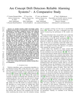 Are Concept Drift Detectors Reliable Alarming Systems? -- A Comparative
  Study