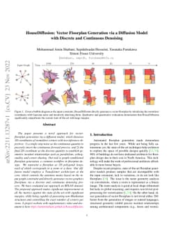 HouseDiffusion: Vector Floorplan Generation via a Diffusion Model with
  Discrete and Continuous Denoising