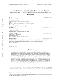 Zeroth-Order Alternating Gradient Descent Ascent Algorithms for a Class
  of Nonconvex-Nonconcave Minimax Problems