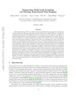 Improving Multi-task Learning via Seeking Task-based Flat Regions