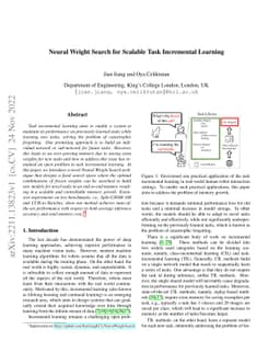 Neural Weight Search for Scalable Task Incremental Learning