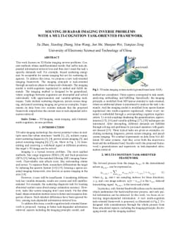 Solving 3D Radar Imaging Inverse Problems with a Multi-cognition
  Task-oriented Framework