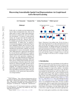 Discovering Generalizable Spatial Goal Representations via Graph-based
  Active Reward Learning