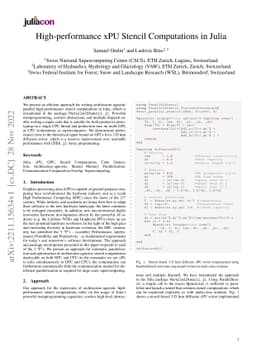 High-performance xPU Stencil Computations in Julia