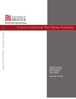 A Survey of Relevant Text Mining Technology