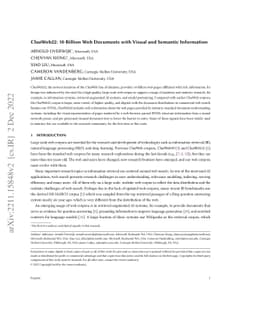 ClueWeb22: 10 Billion Web Documents with Visual and Semantic Information