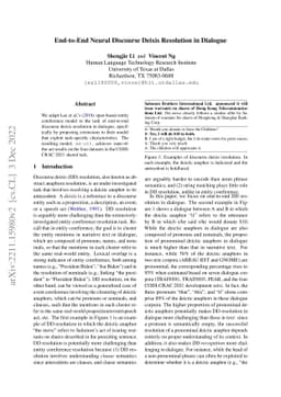 End-to-End Neural Discourse Deixis Resolution in Dialogue