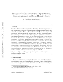 Planogram Compliance Control via Object Detection, Sequence Alignment,
  and Focused Iterative Search