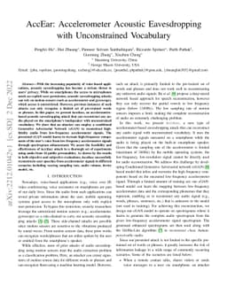 AccEar: Accelerometer Acoustic Eavesdropping with Unconstrained
  Vocabulary