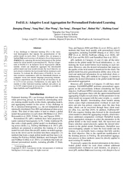 FedALA: Adaptive Local Aggregation for Personalized Federated Learning