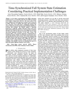 Time-Synchronized Full System State Estimation Considering Practical
  Implementation Challenges